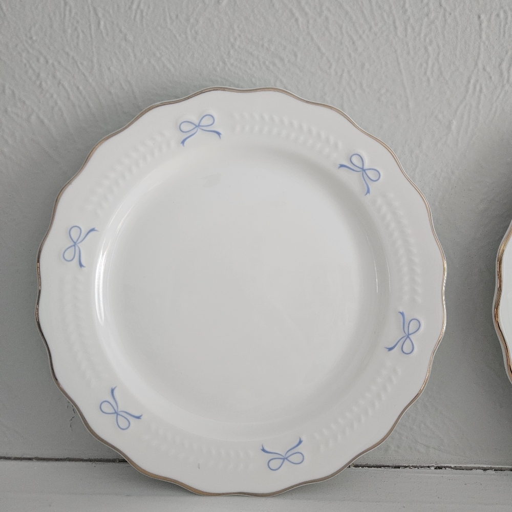 Yedi Houseware Scalloped Edge Bow Plate- Set Of 2 Replacements - Picture 3 of 6